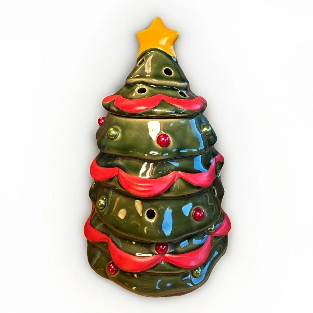 Scentsy Christmas Tree Premium Warmer Holiday Collection Wax Warmer RETIRED Rare